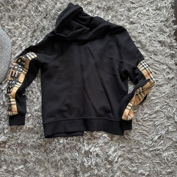 Burberry Vintage Check Panel Cotton Jogging Pants and Sweater - XS - Picture 2 of 11